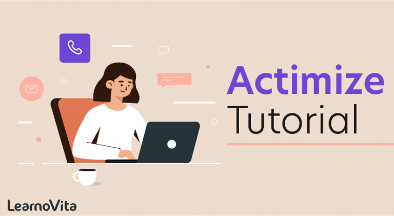 Actimize Tutorial - LearnoVita