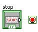 Stop-button-on-the-front-panel
