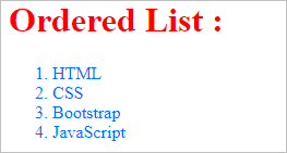 ordered-list-bootstrap