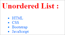 unordered-list-javascript