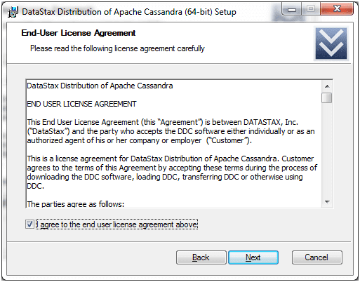 Apache-Cassandra-User-Agreement