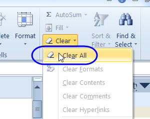Clear-All-Excel