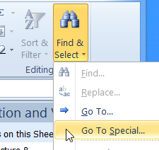 Find-Select-Excel