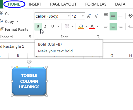 Text-To-Button-Excel