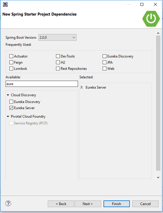 microservice-project dependencies