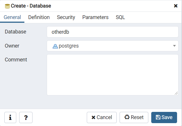 PostgreSQL-Create-Database